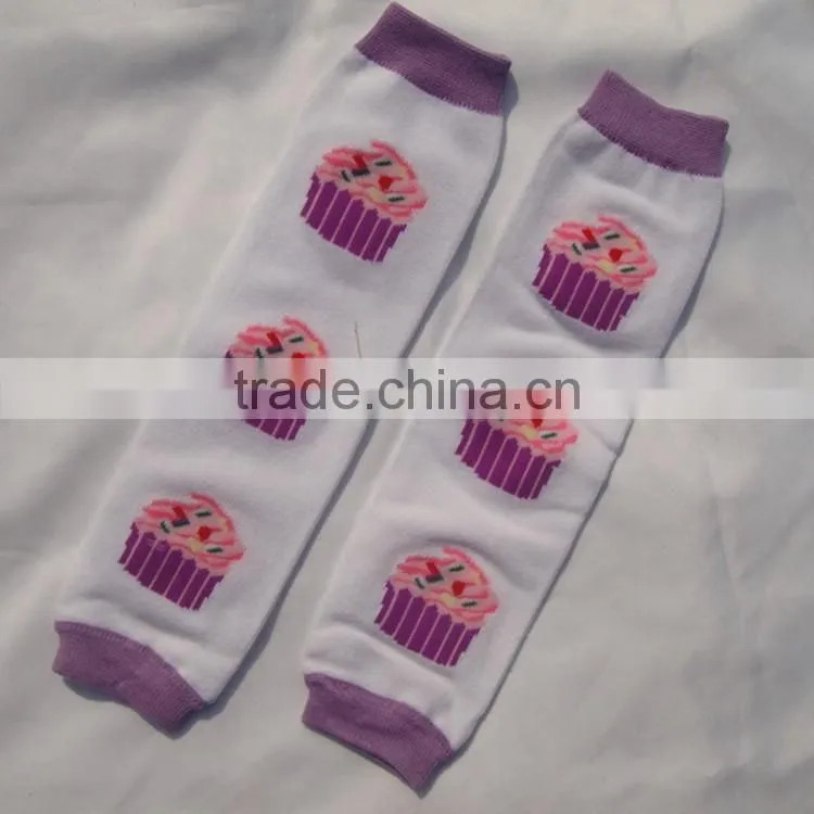 Cotton wholesale prints leggings ballet leg warmers for toddler cute baby socks