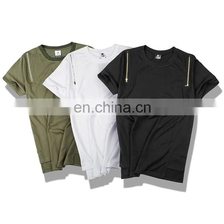 Custom men's long t shirts 6145