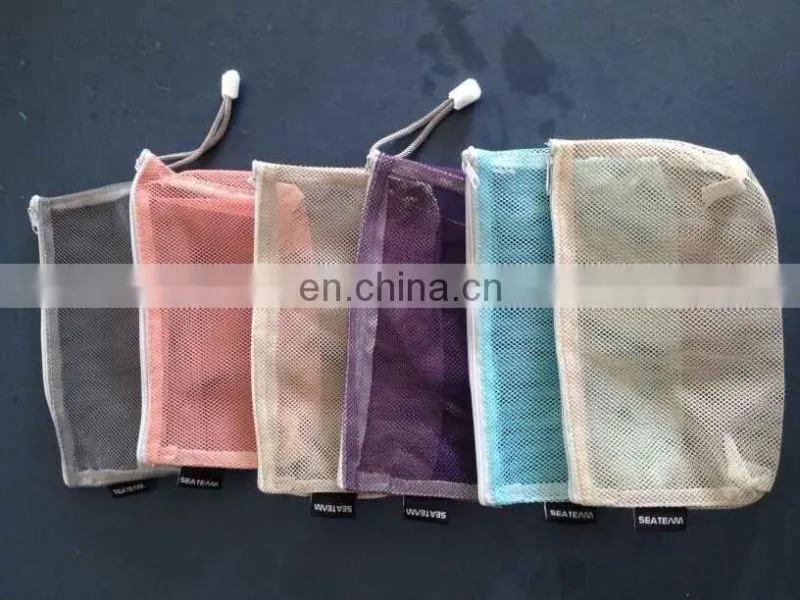 Customized Mesh Cosmetic Makeup Bag Toiletry Pouch