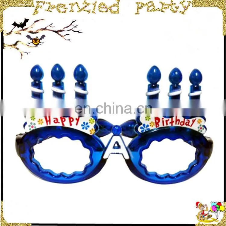 cheap plastic birthday party glasses FGG-0033