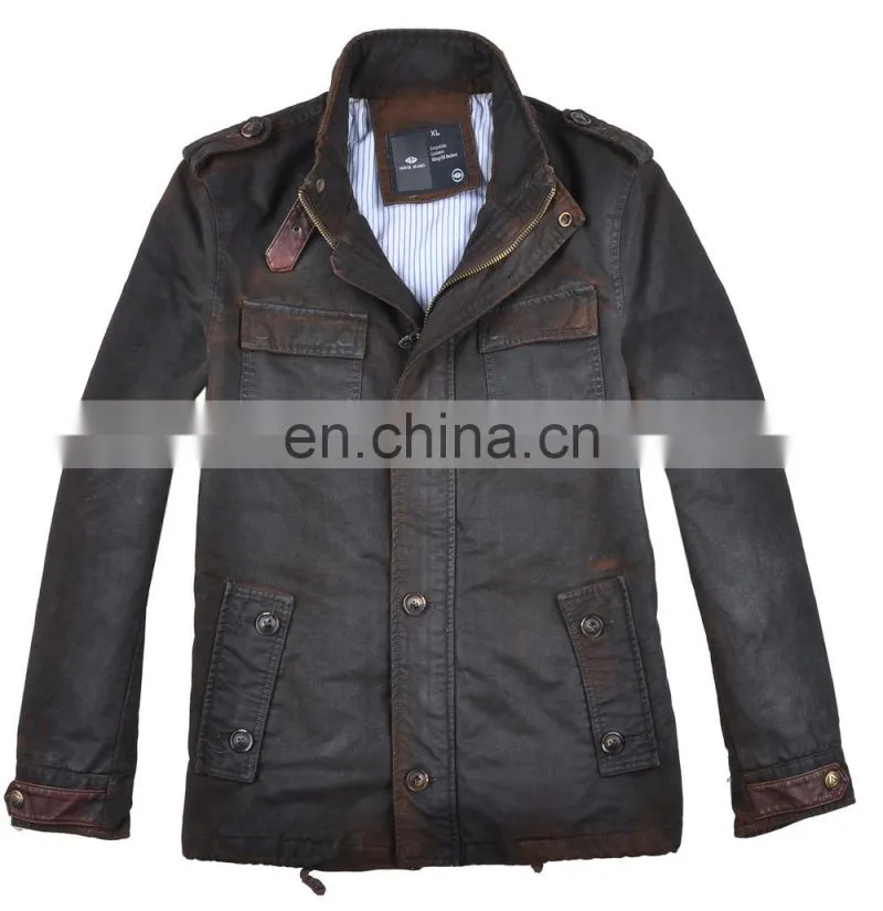 lastestfashion hot selling stylish spring thin long denim coat for men