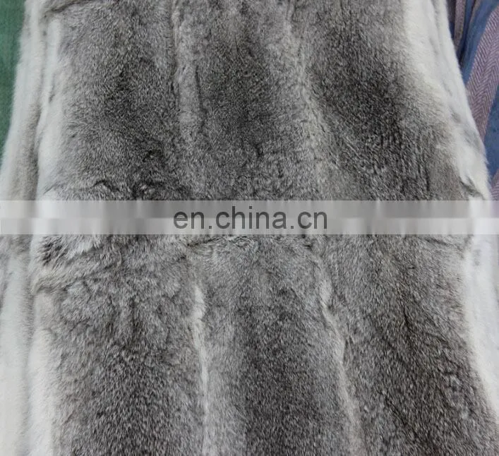 Factory wholesale thick and soft real rabbit fur fabric