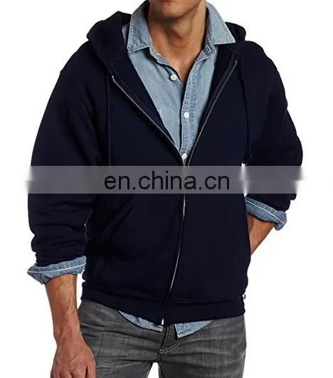 Custom Tag Men's Full Zipper Hoodies, Hooded Sweatshirts in Multi Colors