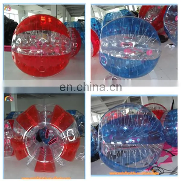 High Quality Grass Body Zorbing Ball ,kids body zorb , body bumper ball