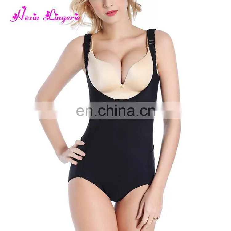 Discount plus size Smoothing Solid Black Bodysuit Women Sxy
