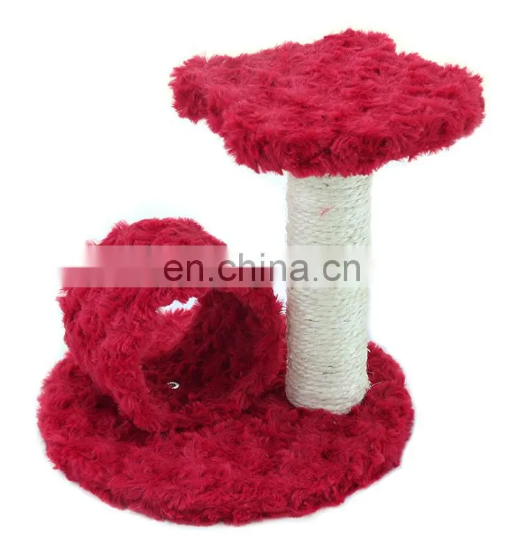 Lovable Bear double Climb Frame, A Good Place for Cats Kitty to Hide and Play