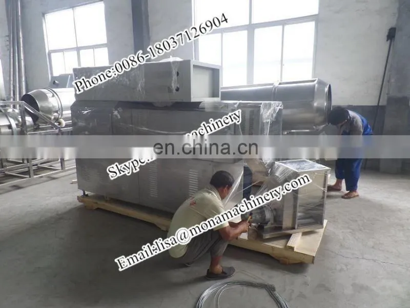 Crispy popped corn ring snacks production line/puffed corn sanck food making line