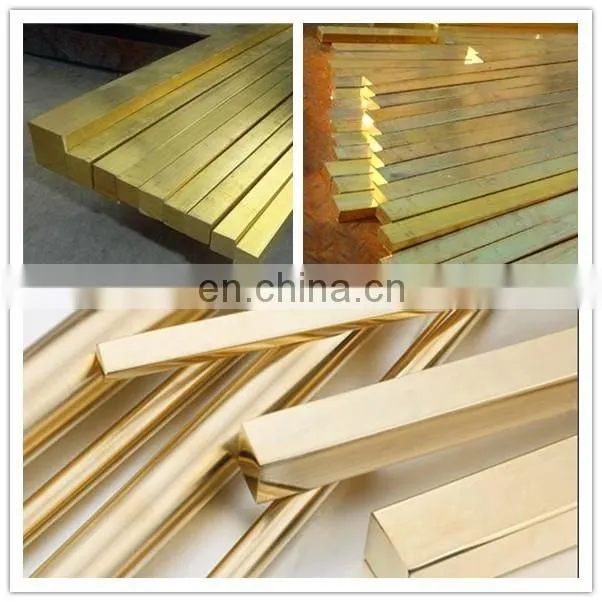 copper brass flat polished bar