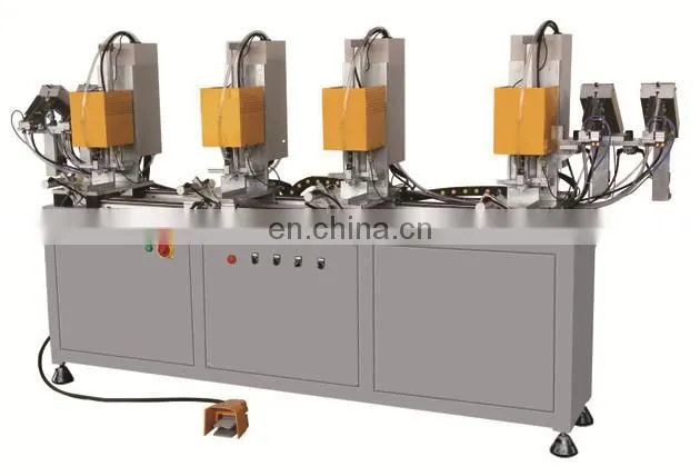 Automatic steel screw fastening machine for door and window / PVC window door fabrication machine / PVC window equipment