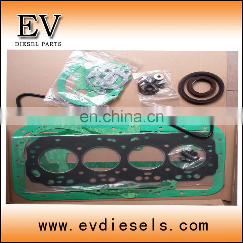 forklift engine 4LC1 complete gasket kit / full gasket set fit for ISUZU overhauling spare parts