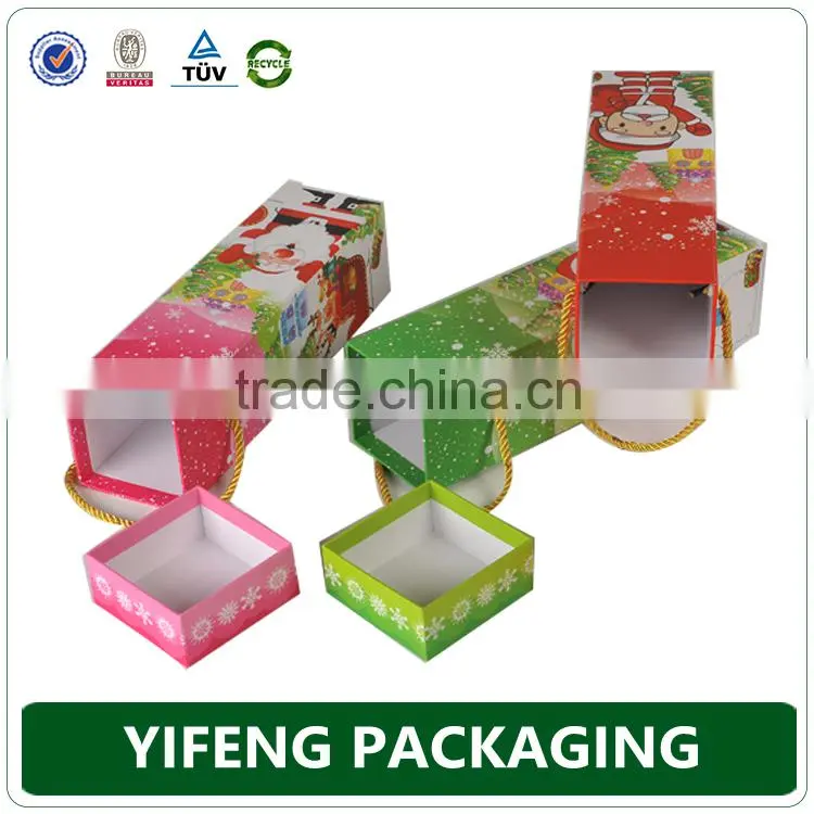 Custom Design Exquisite Handmade Decorative Christmas Gift Box