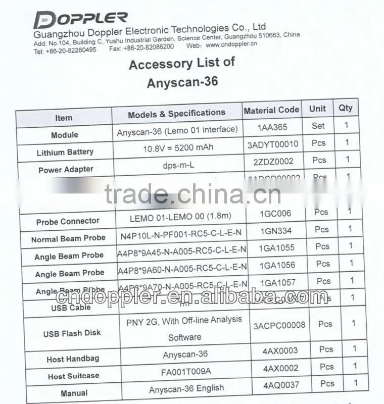 Digital Ultrasonic testing instrument-Anyscan-36