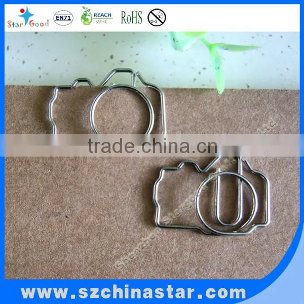 Custom package 3cm shape paper clip metal silver