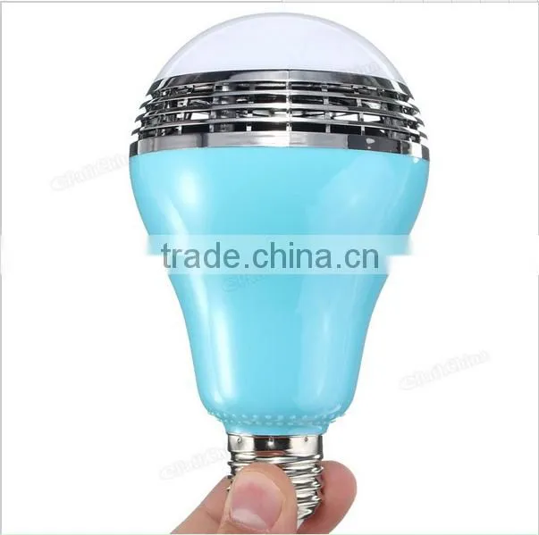 8W smart e27 Speaker bluetooth Lamp WIFI Led Bulb Light ihone/Andrid remote