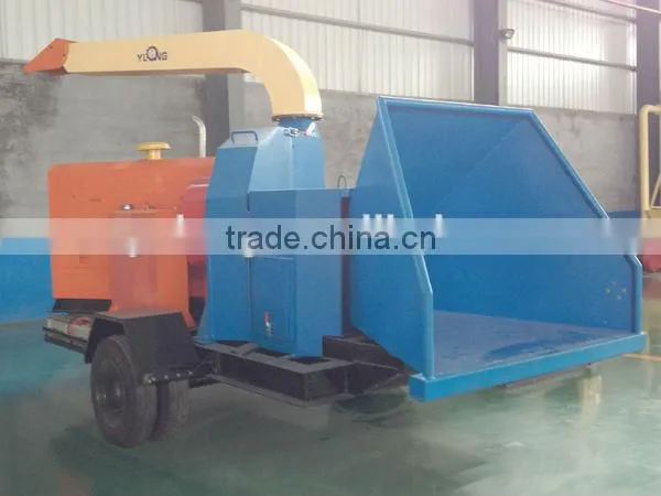 10-20t/h mobile wood chipper shredder (CE)