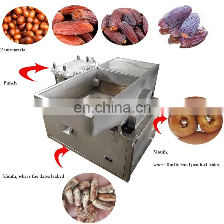 Cheapest Price Henan Automatic Cherry Olive Kernel Corer Date Seed Pit Pitter Corer