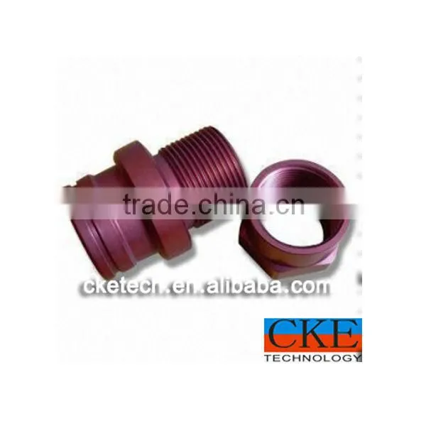 Metal Precision Threaded CNC Lathe Machining Nipple Fitting