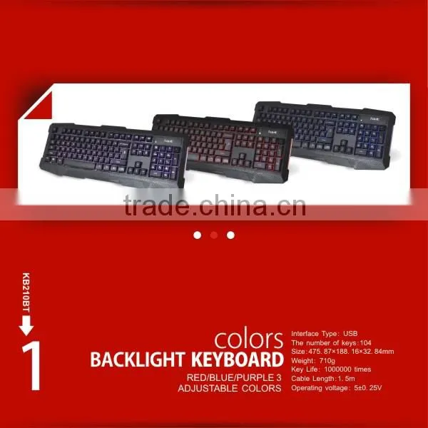 Best selling keyboard latest Backlit Mechanical Keyboard,LED gaming Keyboard in keyboards