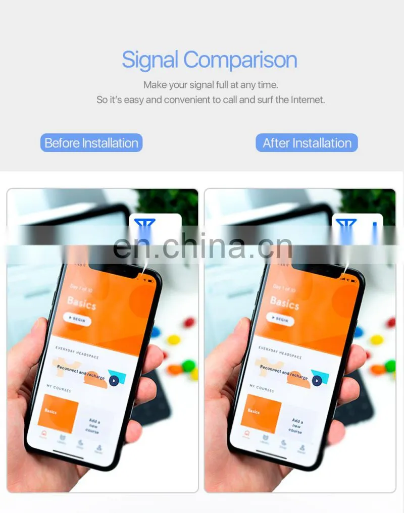 ALLINGE SDS224 2G 3G CDMA 800/900/1800/2100MHz Mobile Signal Booster Cell Phone Repeater