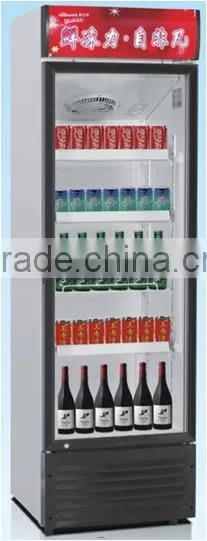Supermarket refrigerator/vegetable refrigerating showcase/upright display fridge for supermarket