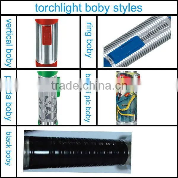 400-7led super bright metal camping light torch