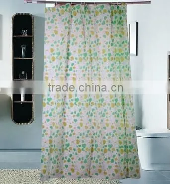 PEVA/PVC/Polyester Waterproof Bathroom curtain the curtain for the bath waterproof polyester bathroom curtain