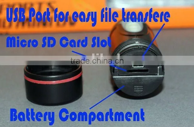 3 meters underwater waterproof dv action camera with PC camera