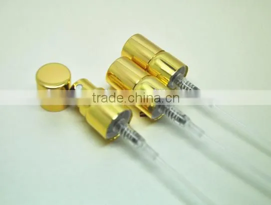 12mm shiny golden screw treatment neck with short cap