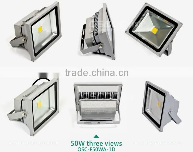 low electricity consumption 50w led flood light outdoor used
