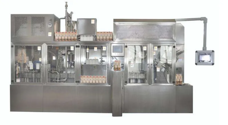 Full Automatic Gable Top Carton Filling Machine for Tea Drink