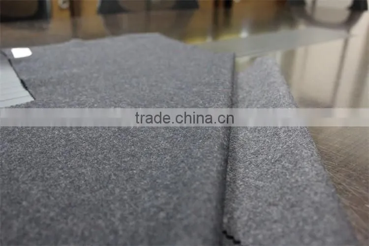 151204-1 Fashion Hot Sell Middle Grey Worsted Woollen Fabric With Special Discount