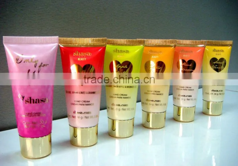 beautiful hand cream tube,plastic tube packaging