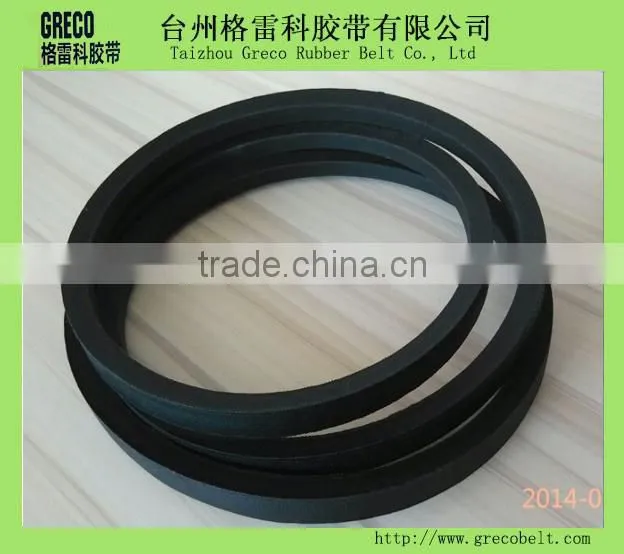 High quality wrapped (withou teeth) v belt for machine