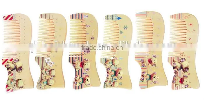 Whosale Children Hair Brush Set , Mini Pocket Comb ,Wooden Comb For Kid