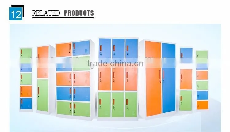 Colorful steel locker gym locker school locker
