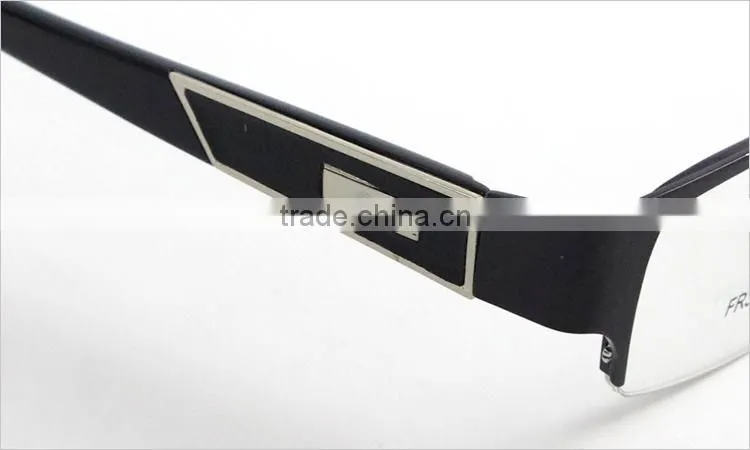 spring hinge semi-rimless new model eyewear frame glasses