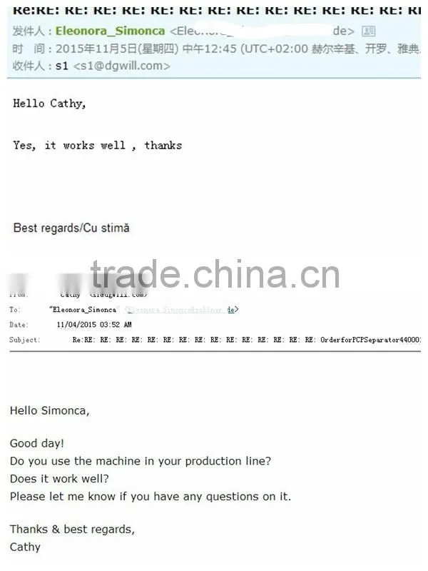 Circular blade moving PCB separator machine for 1.2m length led light bar