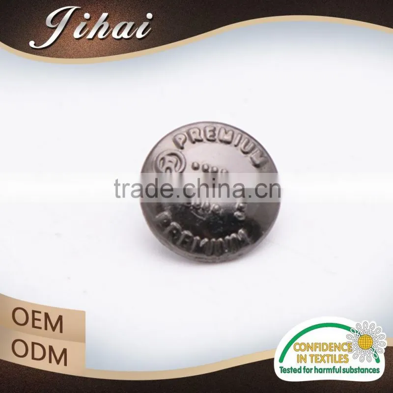 China Textile Metal Button Snap For Leather