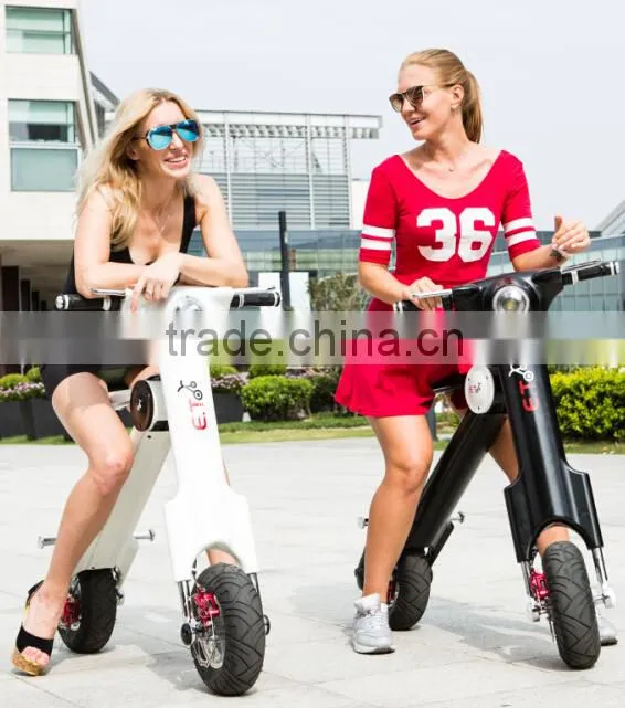 ET. China new product 20KG mini folding electric bicycle/2016 new pocket bike 48V500W motor LED lights electric bicycle motor