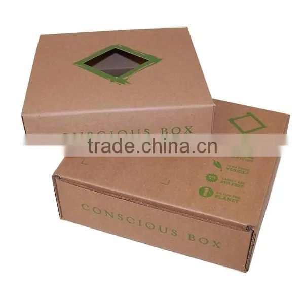 Outer Corrugated Carton Box With Clear Window (XG-CB-072)