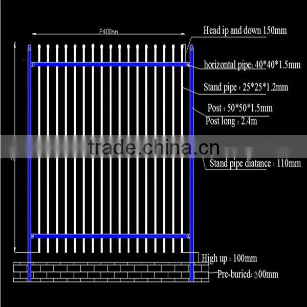 Cheap wrought iron fence ornaments manufacturer