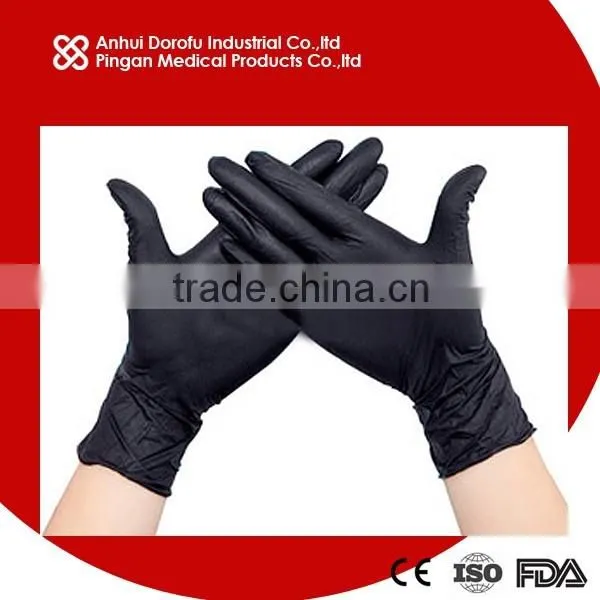 Blue Nitrile examination glove CE ISO FDA