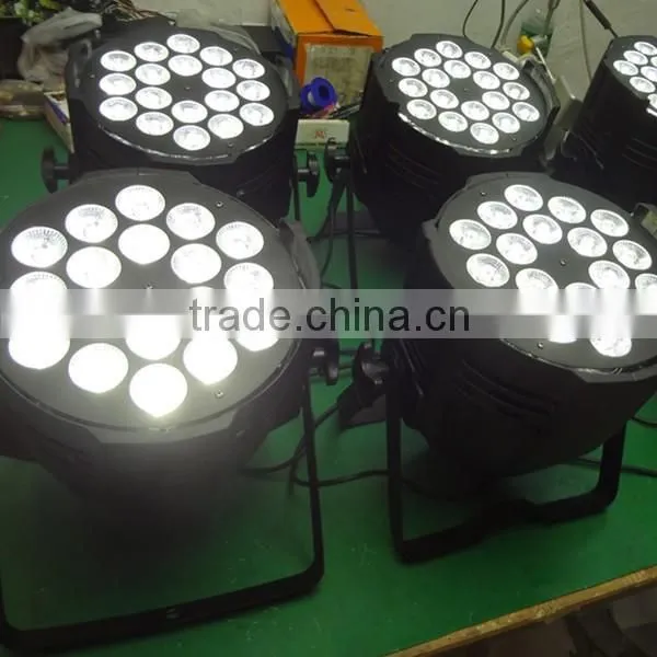 18 RGBWA UV led par6in1 light factory wholesale cheap price 18*18w high brightness top quality