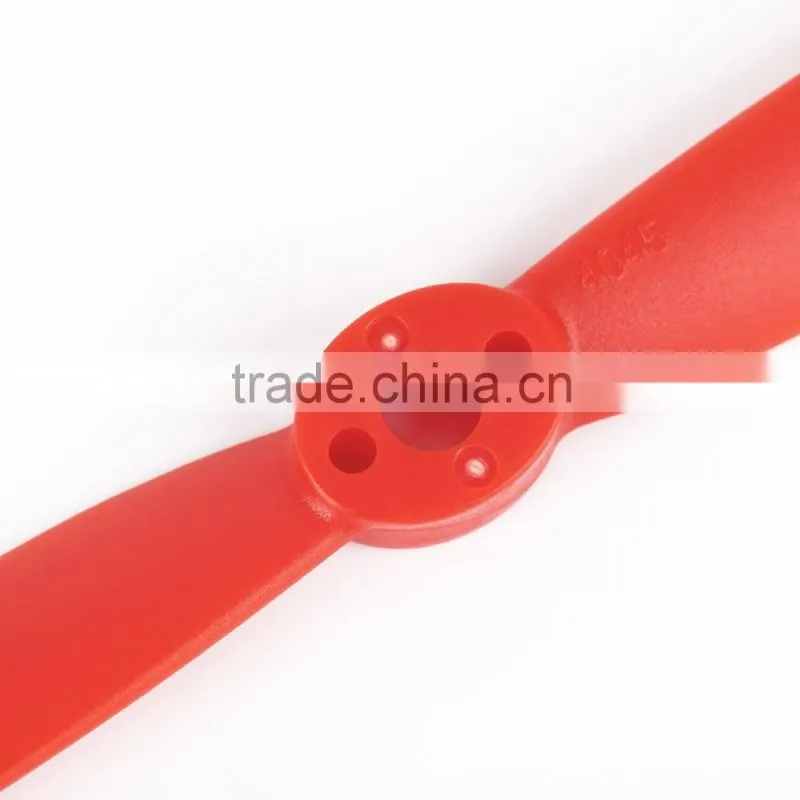 10 pairs 4045 Red Plastic Propellers with Self-locking Head