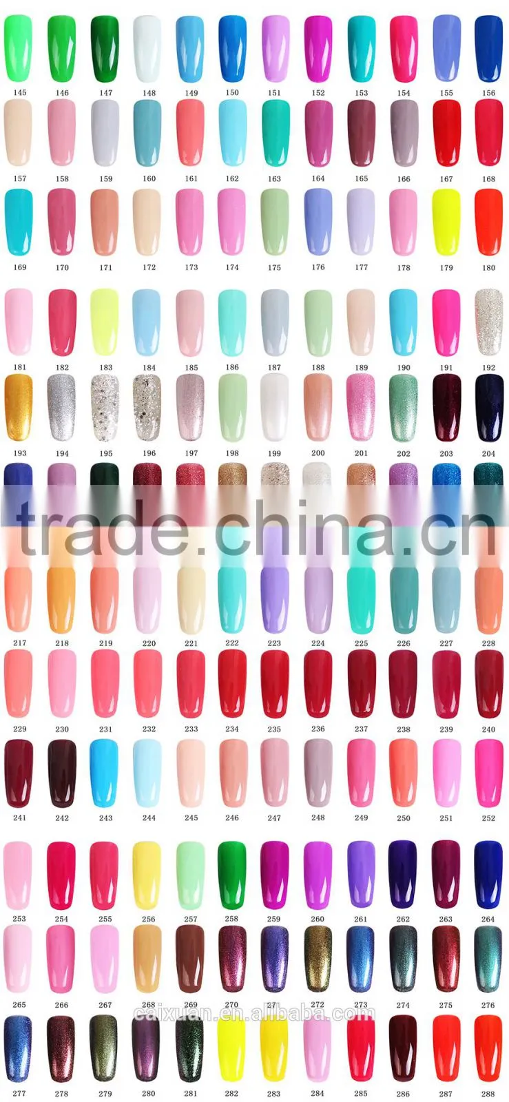 China Caixuan High Quality free samples and easily soak off uv/led gel nail polish