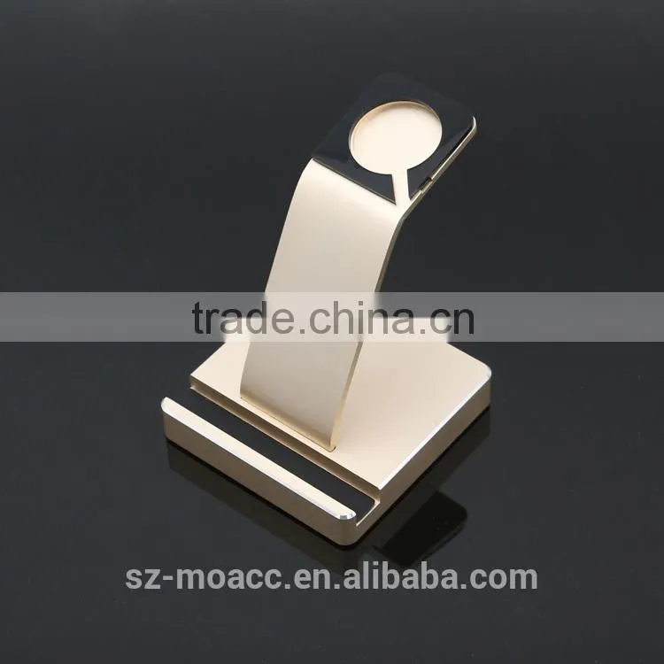 2 in 1 dual For Apple Watch Aluminum Charging Dock,for Apple watch display stand