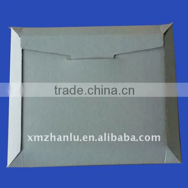 White corrugated box mailer made of E flute 3 layer corrugated paper board