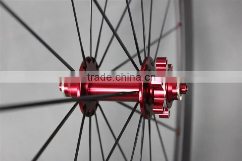 carbon bicycle disc wheelset ,700c 50mm clincher carbon disc brake wheels