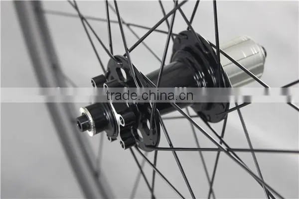 Disc brake road bike wheelset clincher side carbon fiber wheelset W40T