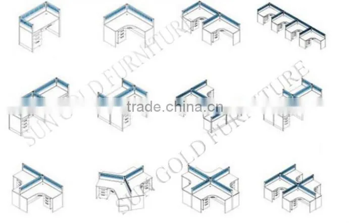 China Construction Material Movable Sound Proof Partition Wall(SZ-WST746)